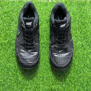 Nike Air Baseline Low Men's Basketball Shoes Black Gray 386240-001